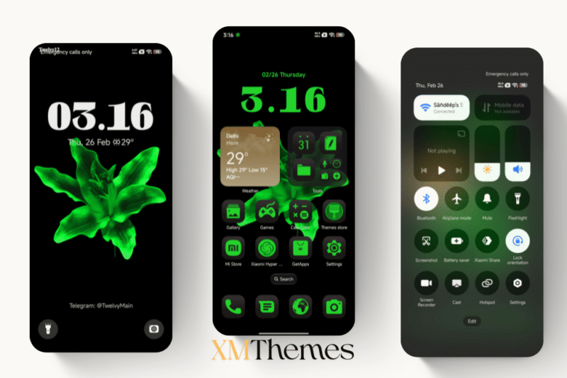 Green Leaf HyperOS Theme