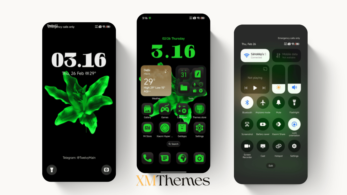 Green Leaf HyperOS Theme