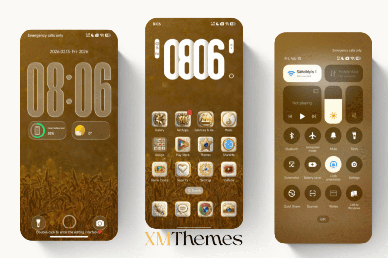 OX GOLD HyperOS Theme for Xiaomi Devices