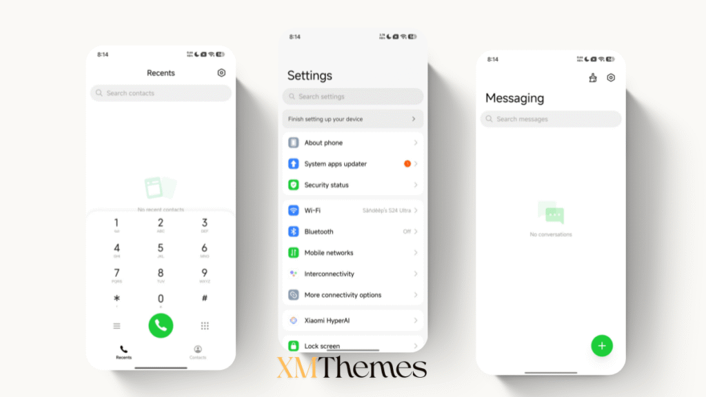 XMThemes 39 Wave of light HyperOS Theme