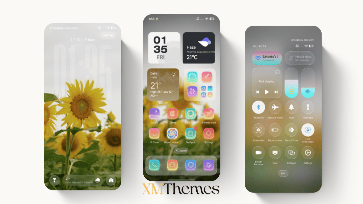 Colourful V HyperOS Theme