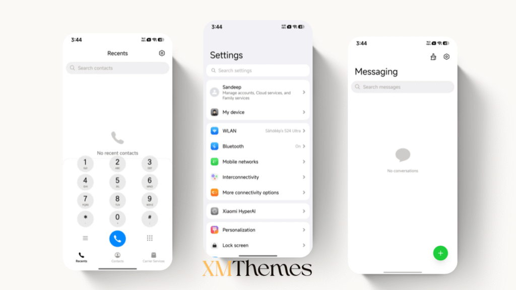 XMThemes 44 Hyperos HyperOS Theme