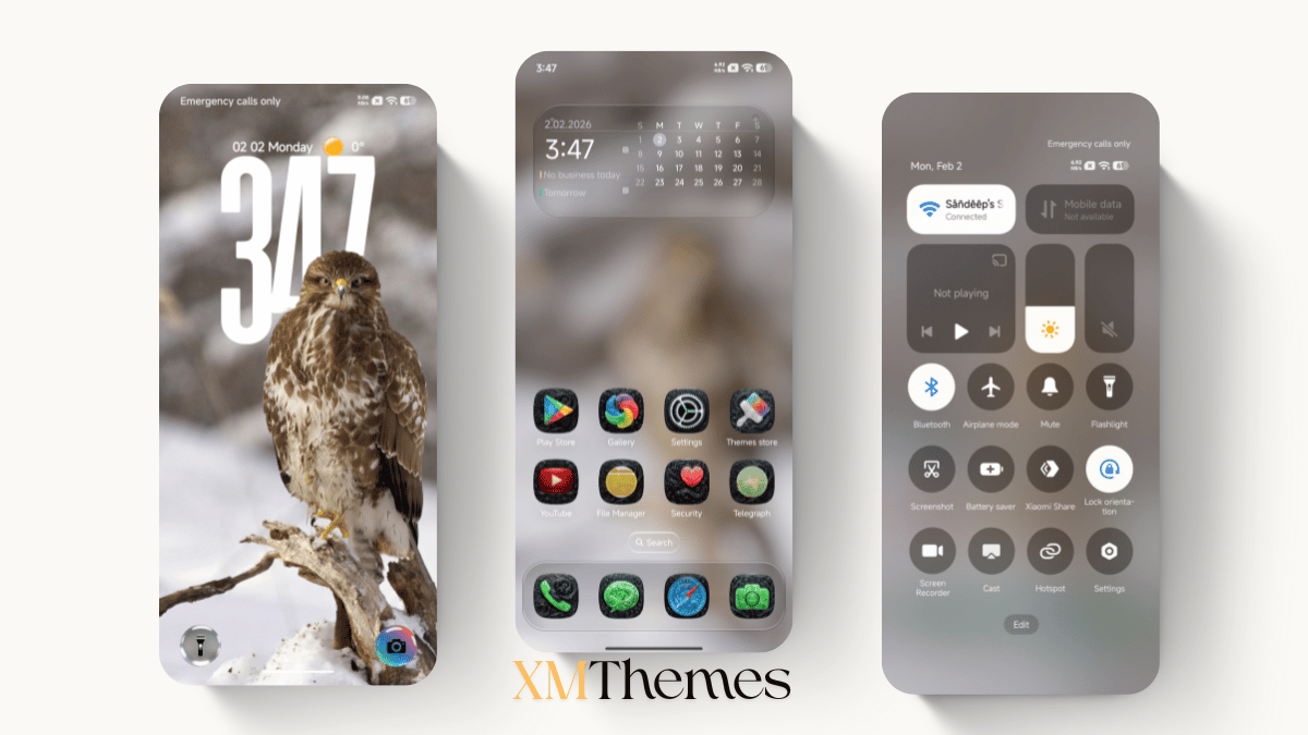 OX M-STONE HyperOS Theme
