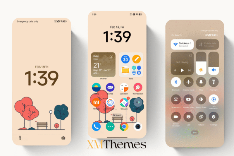 Flat Circular HyperOS Theme for Xiaomi Devices