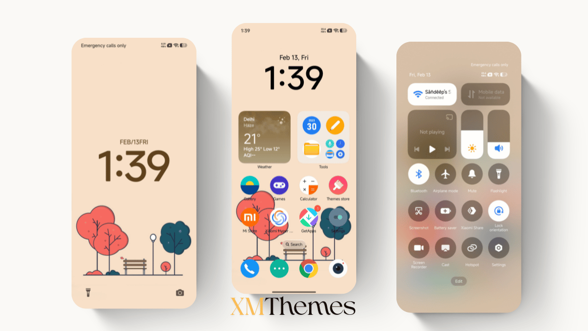 Flat Circular HyperOS Them