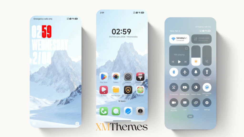 XMThemes 55 Waffle V HyperOS Theme