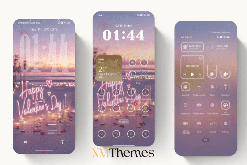 Valentine Sea HyperOS Theme for Xiaomi Devices