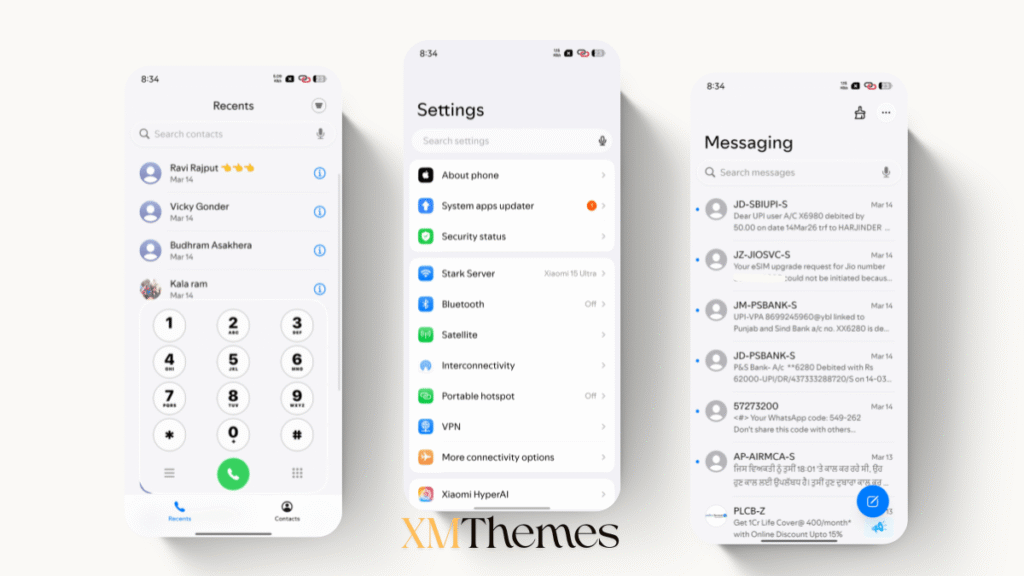 XMThemes 1 3 One RedV HyperOS Theme