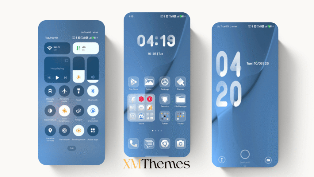 XMThemes 15 1 DoraGlass HyperOS Theme