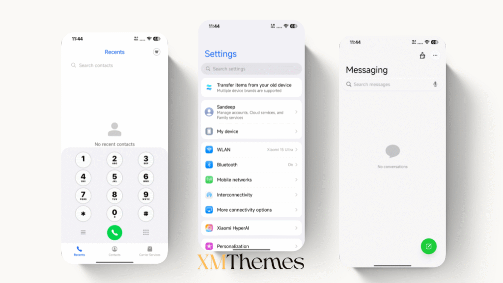 XMThemes 15 2 Blue Nocturne HyperOS Theme