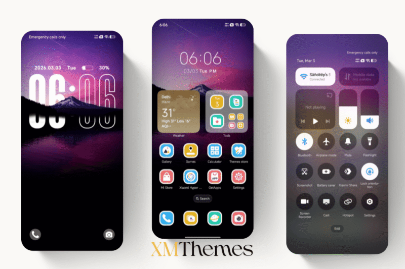 Ember Star Hill HyperOS Theme for Xiaomi Devices