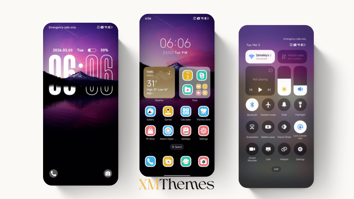 Ember Star Hill HyperOS Theme