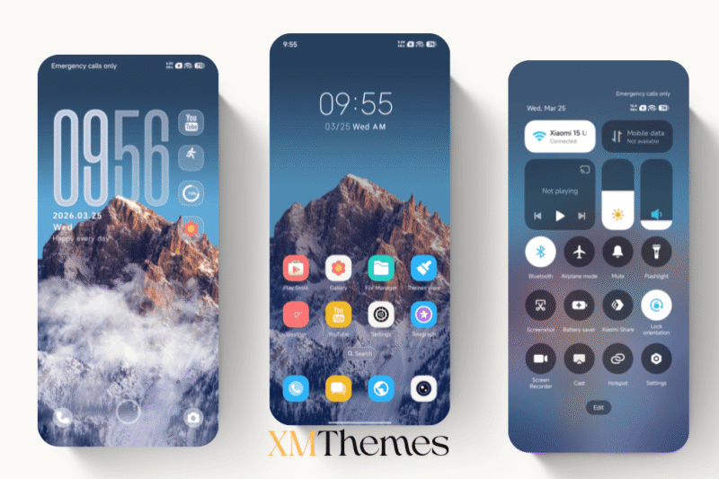 Cloud Peak Lite HyperOS Theme for Xiaomi Devices