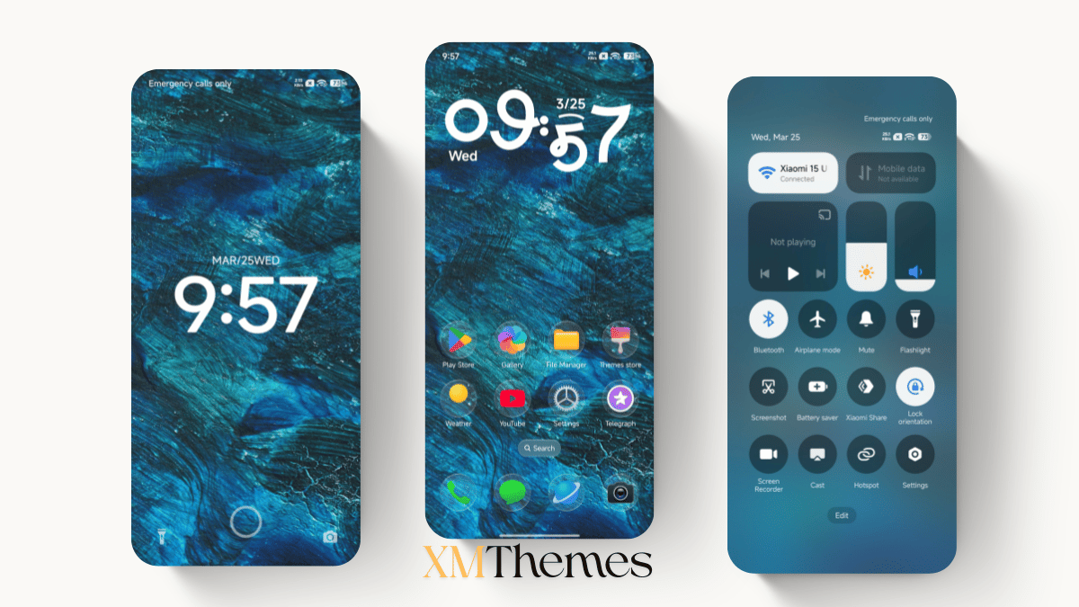 Moon Glass HyperOS Theme