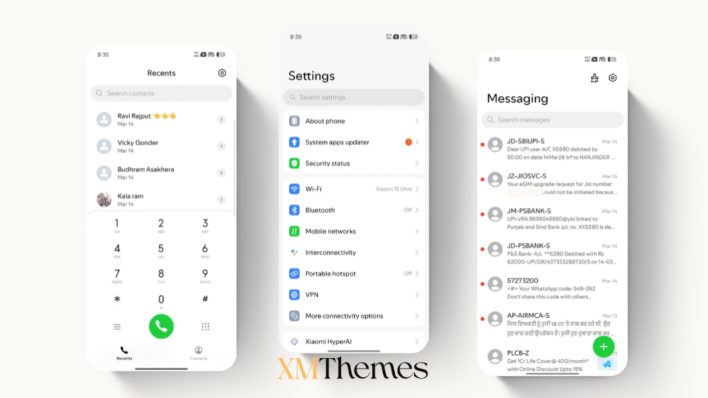 XMThemes 3 3 Lipid HyperOS Theme