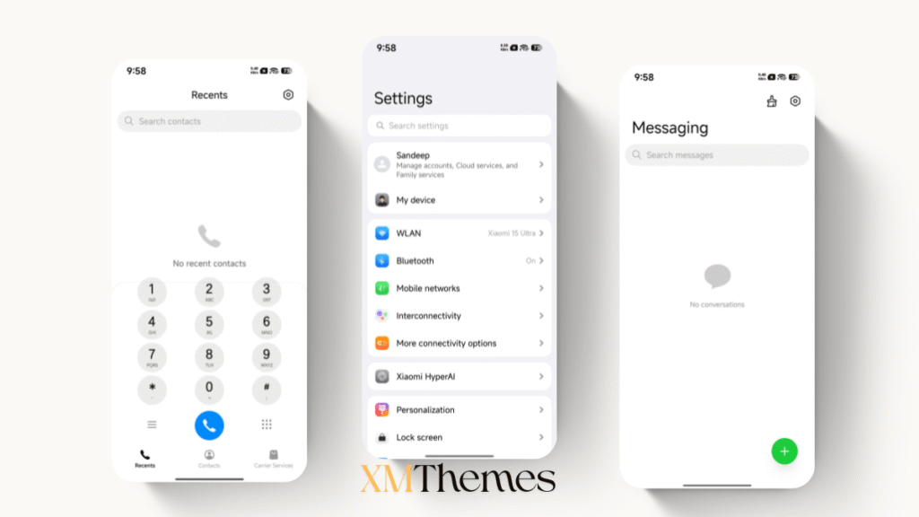 XMThemes 31 HyperV3 HyperOS Theme