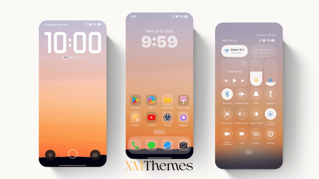 XMThemes 32 HyperGlassV2 HyperOS Theme