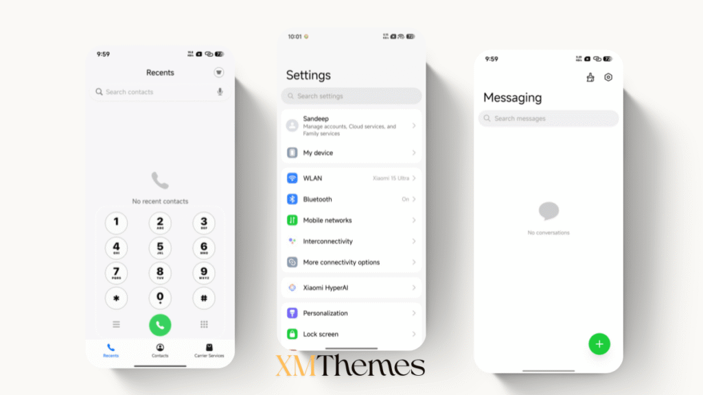 XMThemes 33 HyperGlassV2 HyperOS Theme
