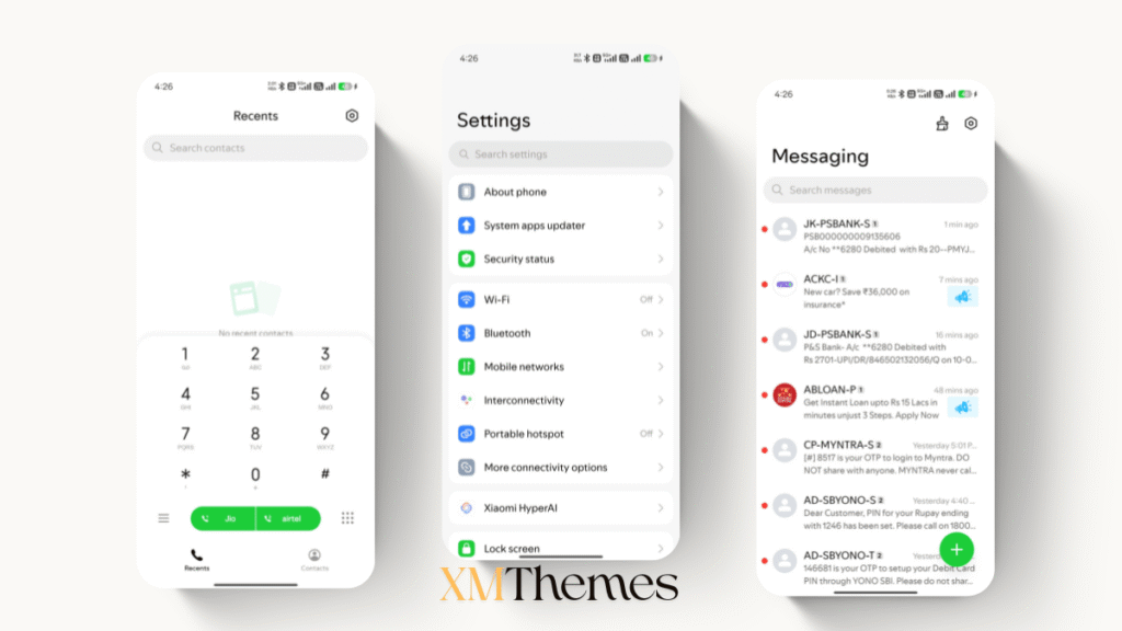 XMThemes 4 1 AJ Hyper HyperOS Theme