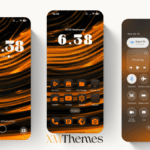 Orange Fluid HyperOS Theme for Xiaomi and REDMI Phones 5 Orange Fluid HyperOS Theme