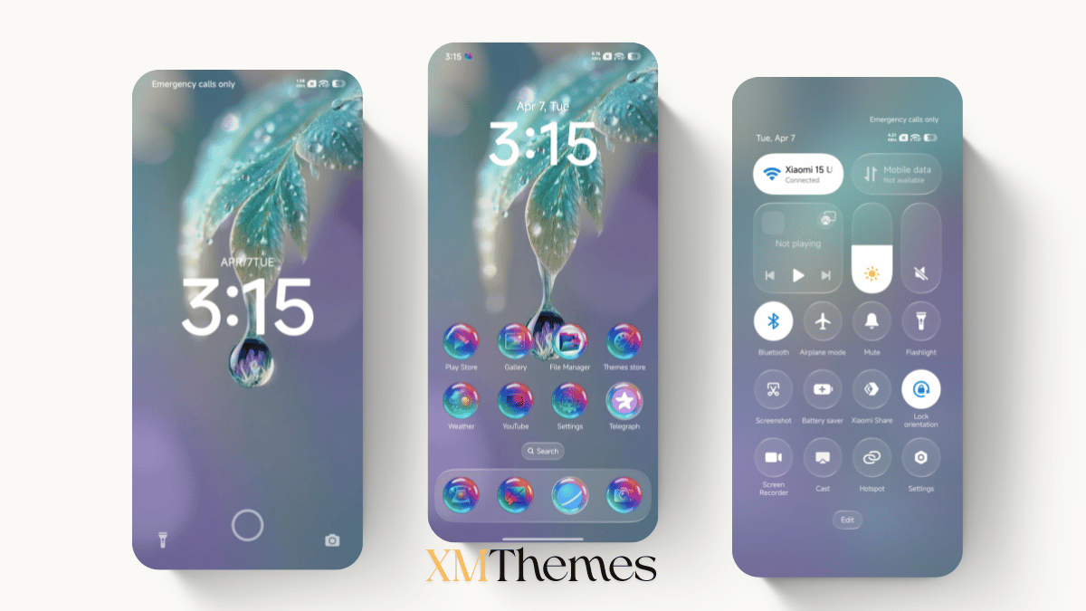 Glossy ShapeL HyperOS Theme