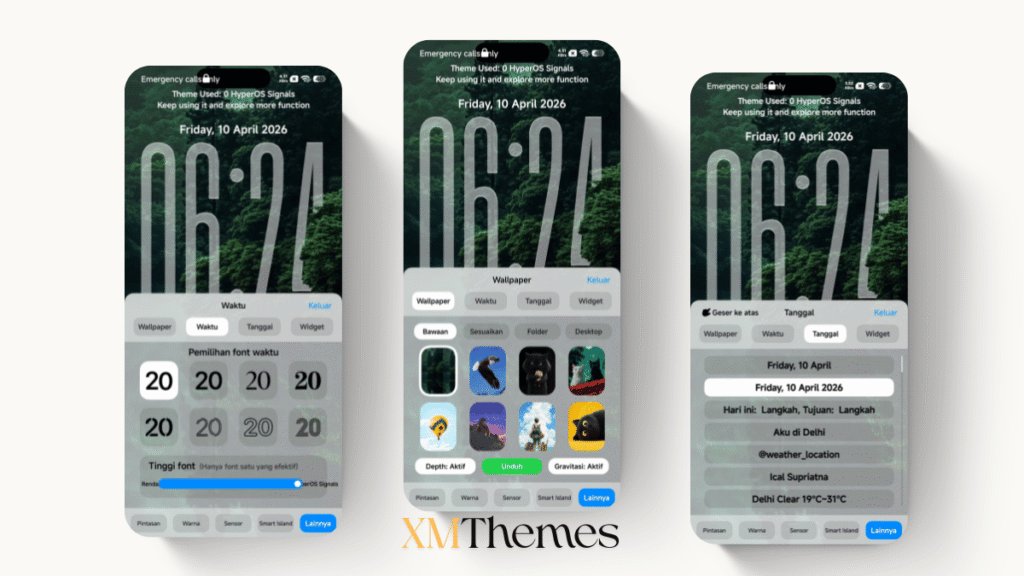 XMThemes 22 Green HOS3 HyperOS Theme