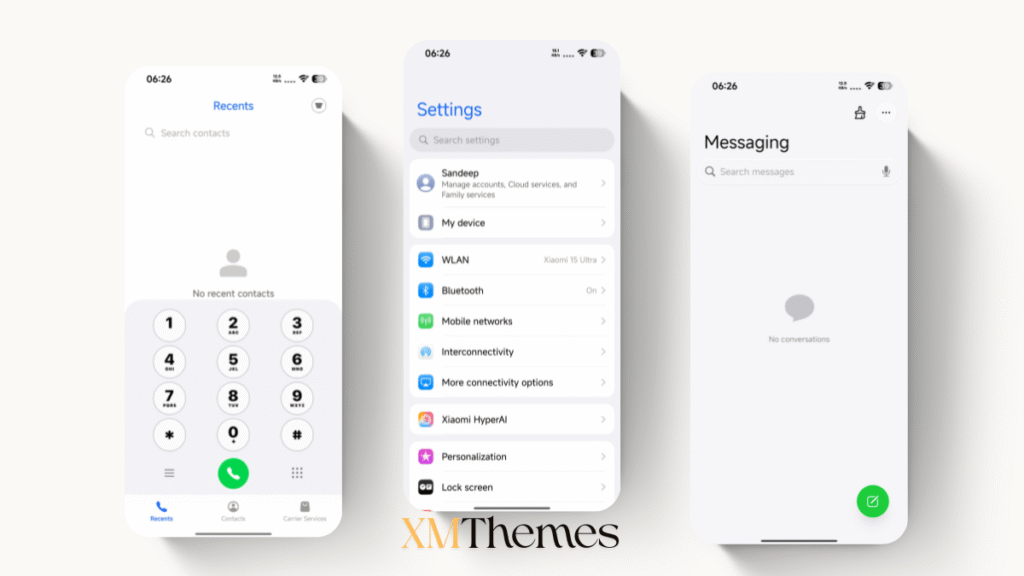 XMThemes 26 Purple Stars HyperOS Theme