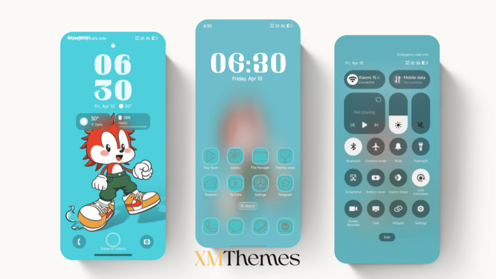 XMThemes 31 AJ UI HyperOS Theme