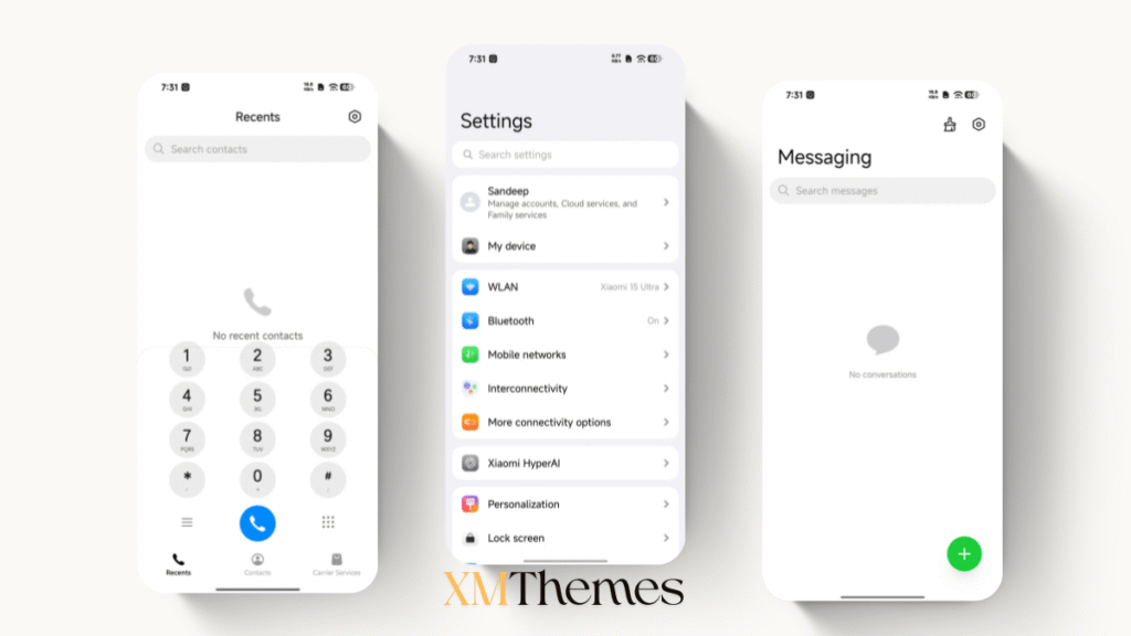 XMThemes 39 BluehV2 HyperOS Theme