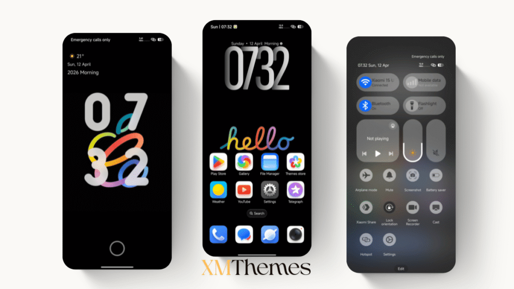 Hello 3 HyperOS Theme for Xiaomi Devices 1 XMThemes 40 Hello 3 HyperOS Them