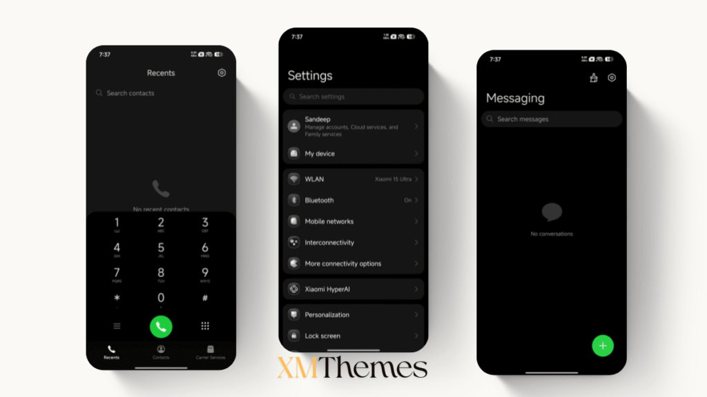 XMThemes 48 B.Elegance HyperOS Theme