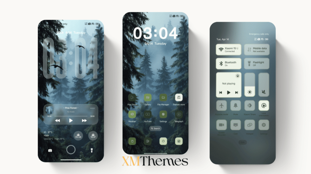Forest OS HyperOS Theme for Xiaomi Devices 1 XMThemes 61 Forest OS HyperOS Theme