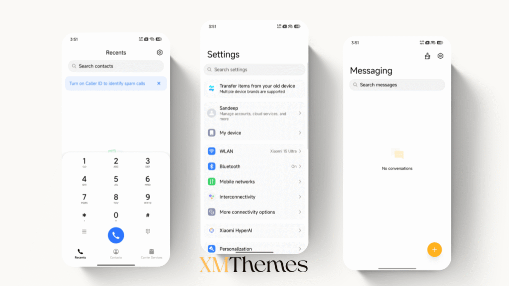 XMThemes 67 Origin HyperOS Theme