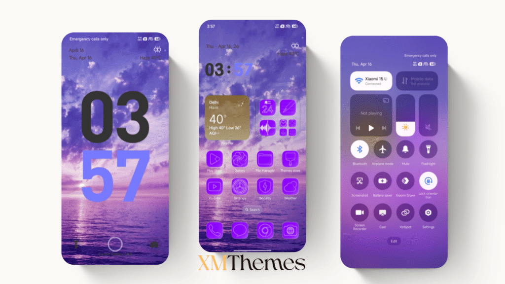 XMThemes 72 Colourful V 1.0 HyperOS Theme