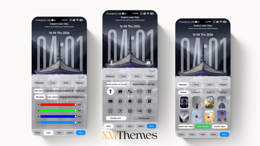 XMThemes 81 Violet HOS3 HyperOS Theme