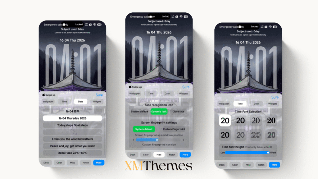 XMThemes 82 Violet HOS3 HyperOS Theme