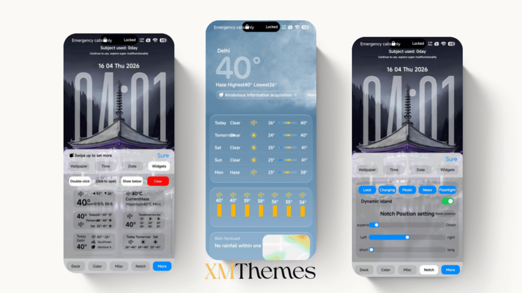XMThemes 83 Violet HOS3 HyperOS Theme