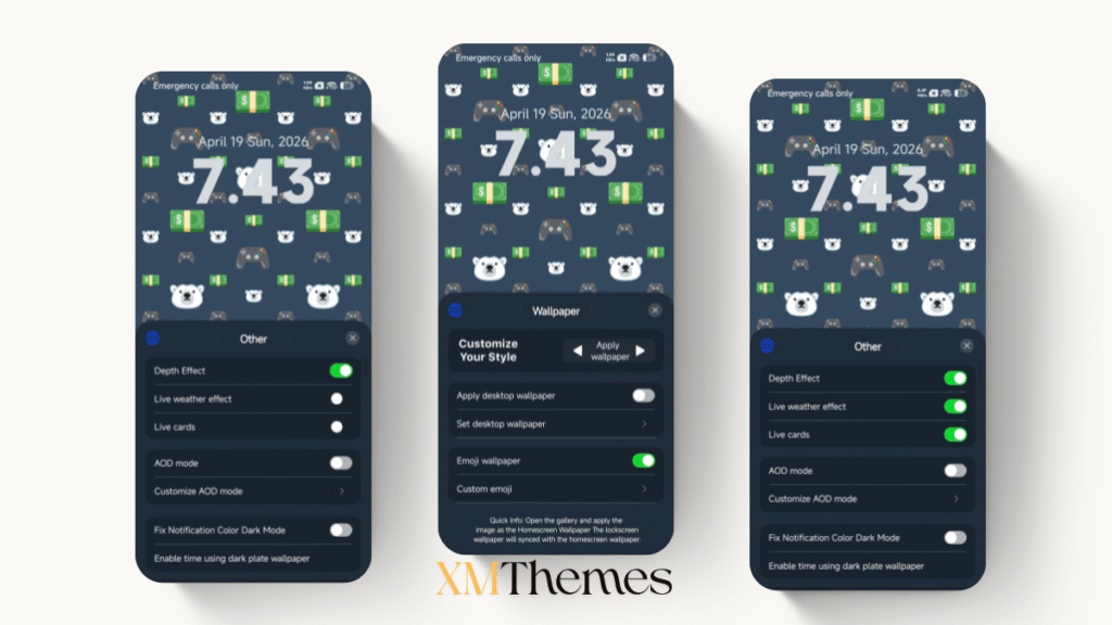 XMThemes Best Xiaomi Themes 15 Blues Mix -2.8 HyperOS Theme