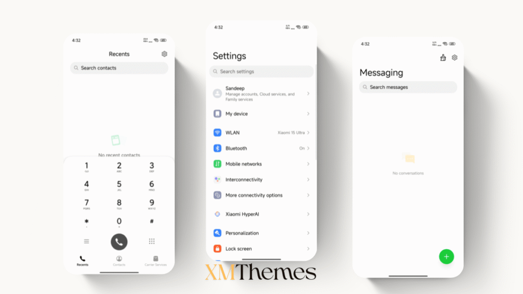 XMThemes Best Xiaomi Themes 18 Super Phone UI HyperOS Theme