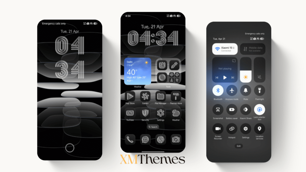 XMThemes Best Xiaomi Themes 19 OX G3 HyperOS Theme