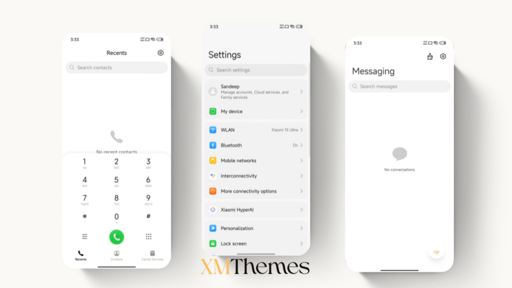 XMThemes Best Xiaomi Themes 30 Erva HyperOS Theme