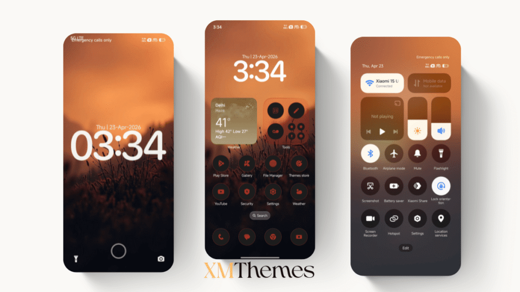 XMThemes Best Xiaomi Themes 31 Kosong HyperOS Theme