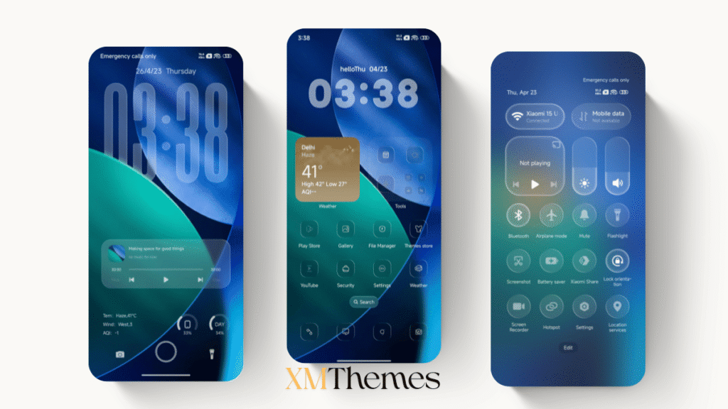 XMThemes Best Xiaomi Themes 33 Hyper Widget HyperOS Theme