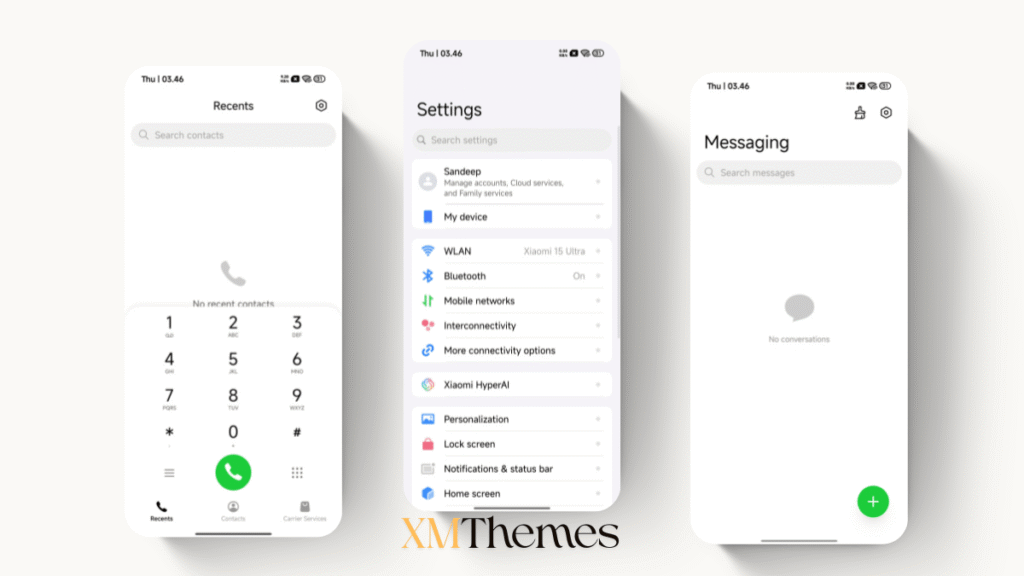 XMThemes Best Xiaomi Themes 47 Null-3 HyperOS Theme