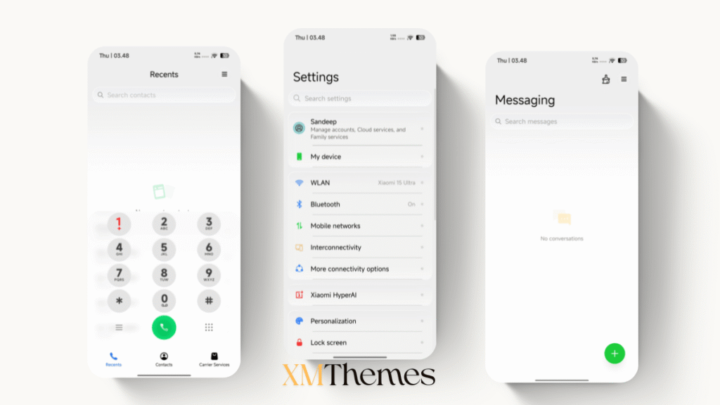 XMThemes Best Xiaomi Themes 51 Default-3 HyperOS Theme