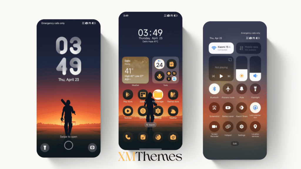 XMThemes Best Xiaomi Themes 52 Last Over HyperOS Theme