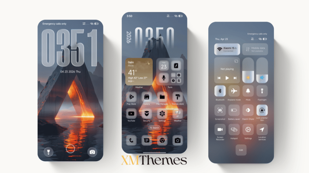 XMThemes Best Xiaomi Themes 54 Abstrack_v4 HyperOS Theme