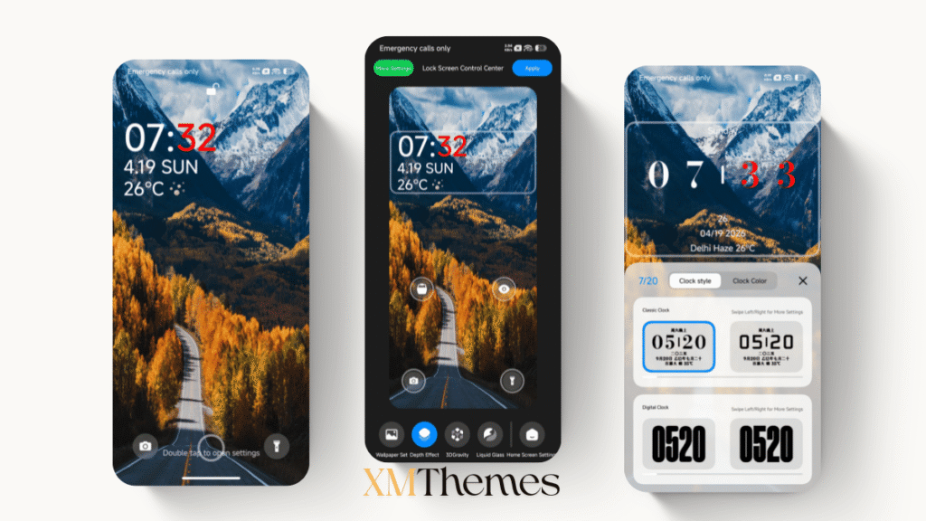 XMThemes Best Xiaomi Themes 6 White Serenity HyperOS Theme