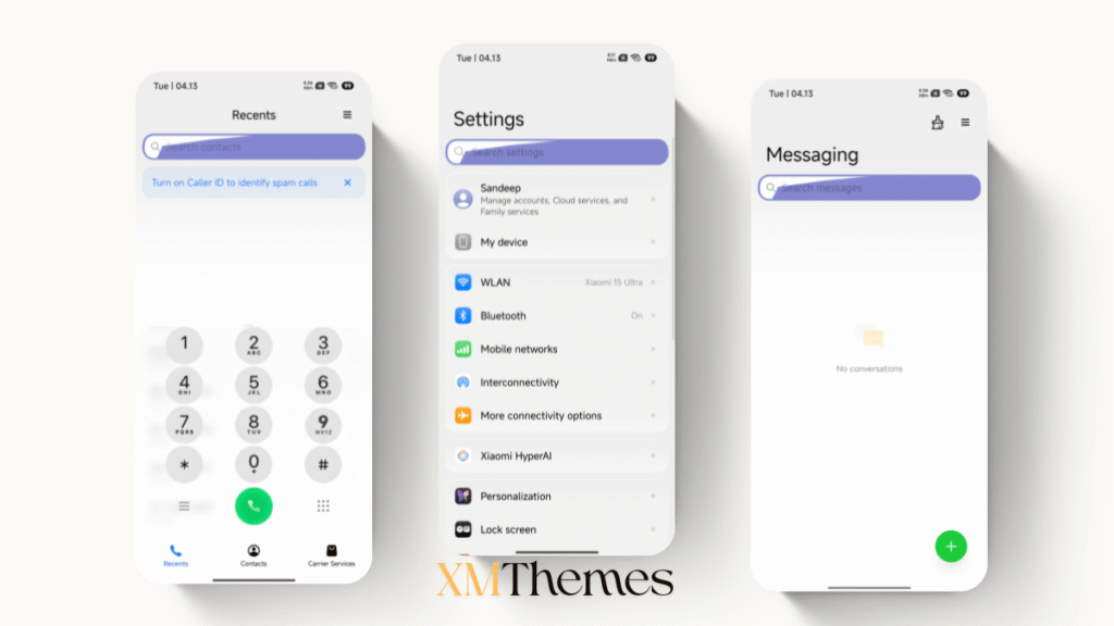 GT-3 HyperOS Theme for Xiaomi and REDMI Phones 2 XMThemes Best Xiaomi Themes 1 2 GT-3 HyperOS Theme