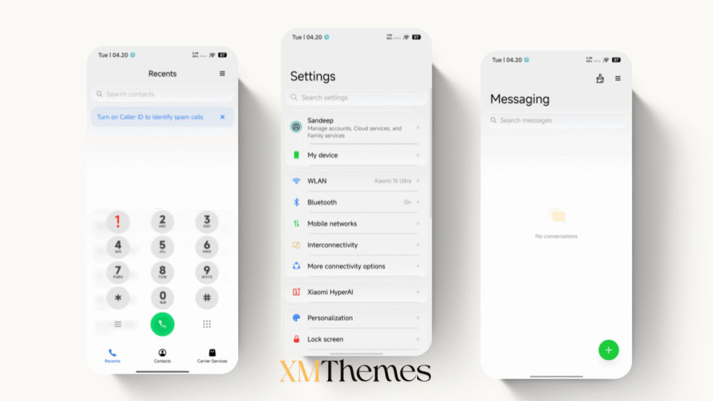 REAL-3 HyperOS Theme for Xiaomi and REDMI Phones 2 XMThemes Best Xiaomi Themes 12 1 REAL-3 HyperOS Theme